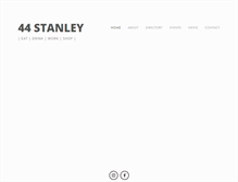 Tablet Screenshot of 44stanley.co.za